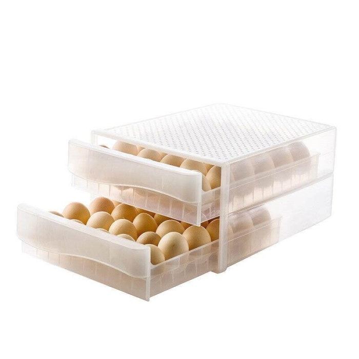 Transparent Egg Storage Drawer Container - MaviGadget
