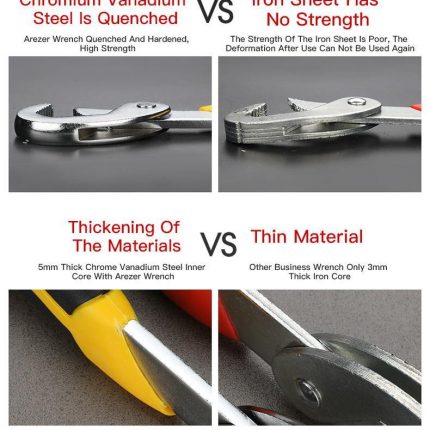 Self-Tightening Universal Adjustable Wrench - MaviGadget
