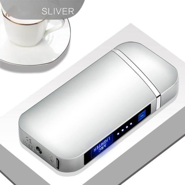 Double Arc Electronic Rechargeable Windproof Lighters - MaviGadget