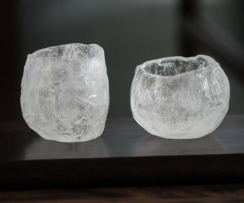 Ice Glaze Handmade Japanese Tea Cup - MaviGadget