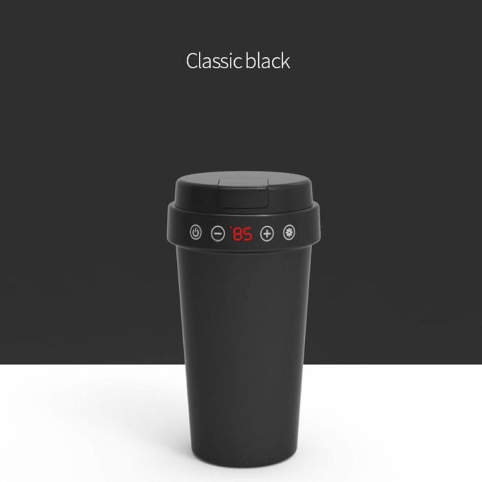 LCD Display Stainless Steel Car Electric Thermos - MaviGadget