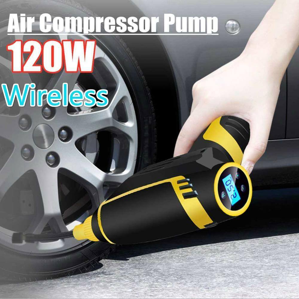 Portable Wireless Digital Car Tire Air Compressor - MaviGadget