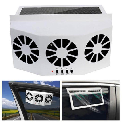 Auto Solar Ventilating Fan for Car - MaviGadget