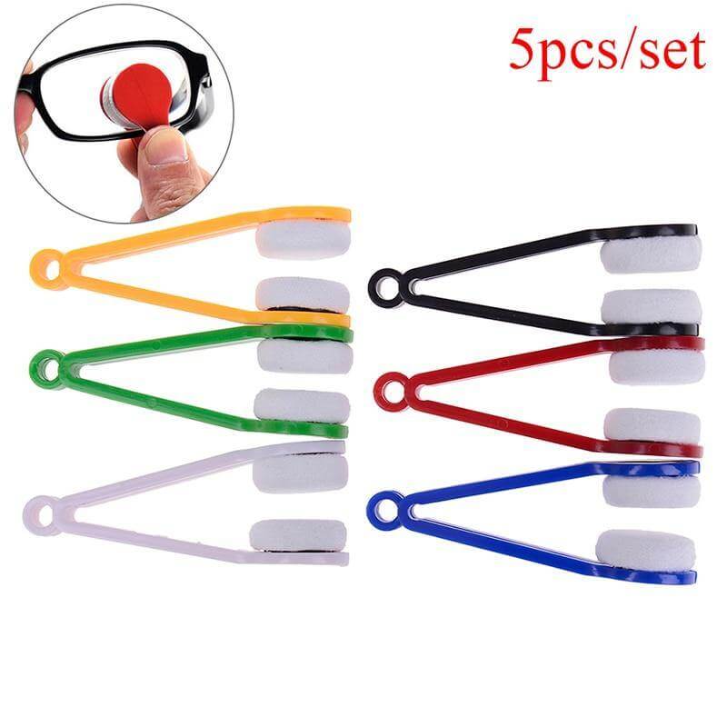 5Pcs Mini Glasses Cleaner Brush - MaviGadget
