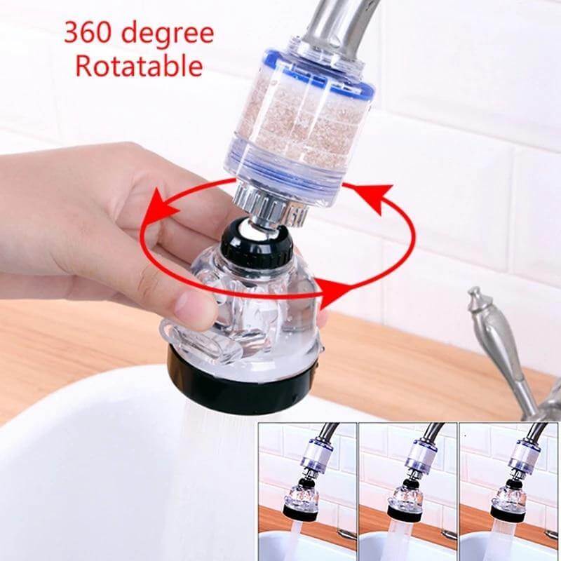 Multifunction Rotatable Water Spray Faucet Filter - MaviGadget
