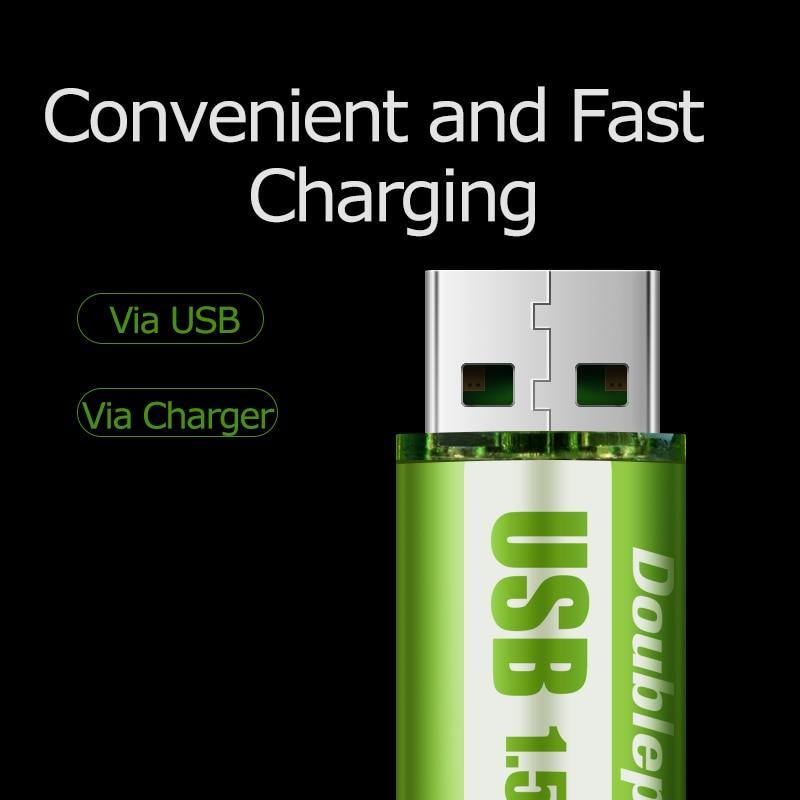 USB Rechargeable Smart Li-Ion Battery - MaviGadget
