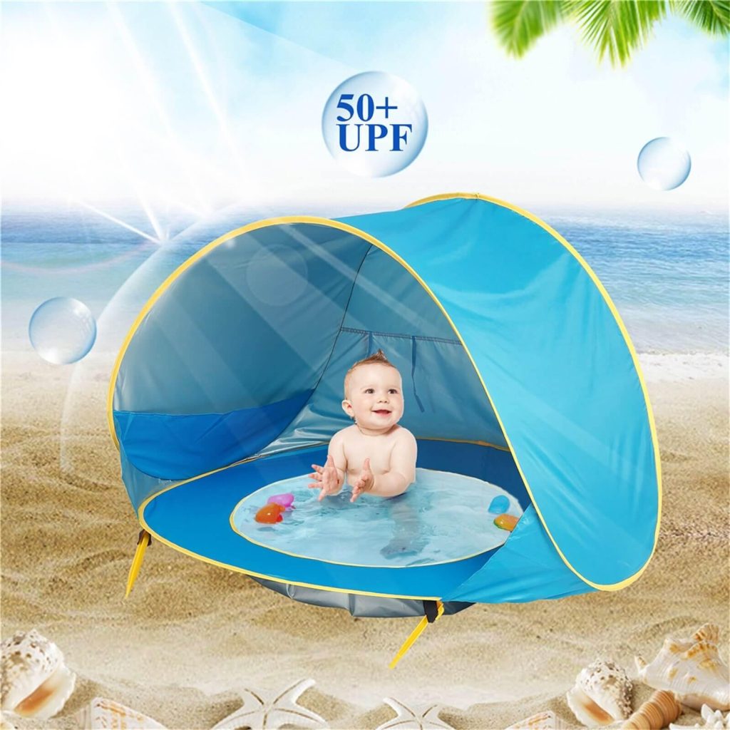 UV-protecting Children Waterproof Beach Tent - MaviGadget