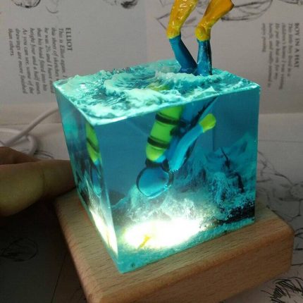 Ocean Scuba Diver Lamp - MaviGadget