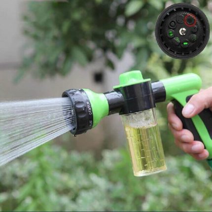 High Pressure Water Spray Gun with Automatic Dispenser - MaviGadget