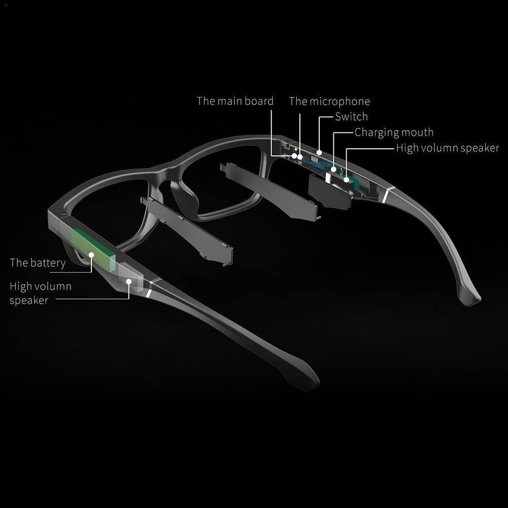 Smart Bluetooth Built-in Speaker Headset Glasses - MaviGadget