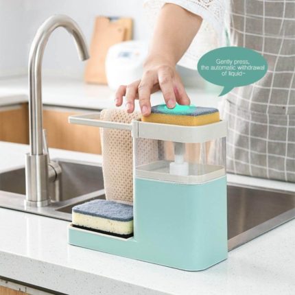 3in1 Multifunctional Cleaning Soap Holder Drainboard Storage - MaviGadget