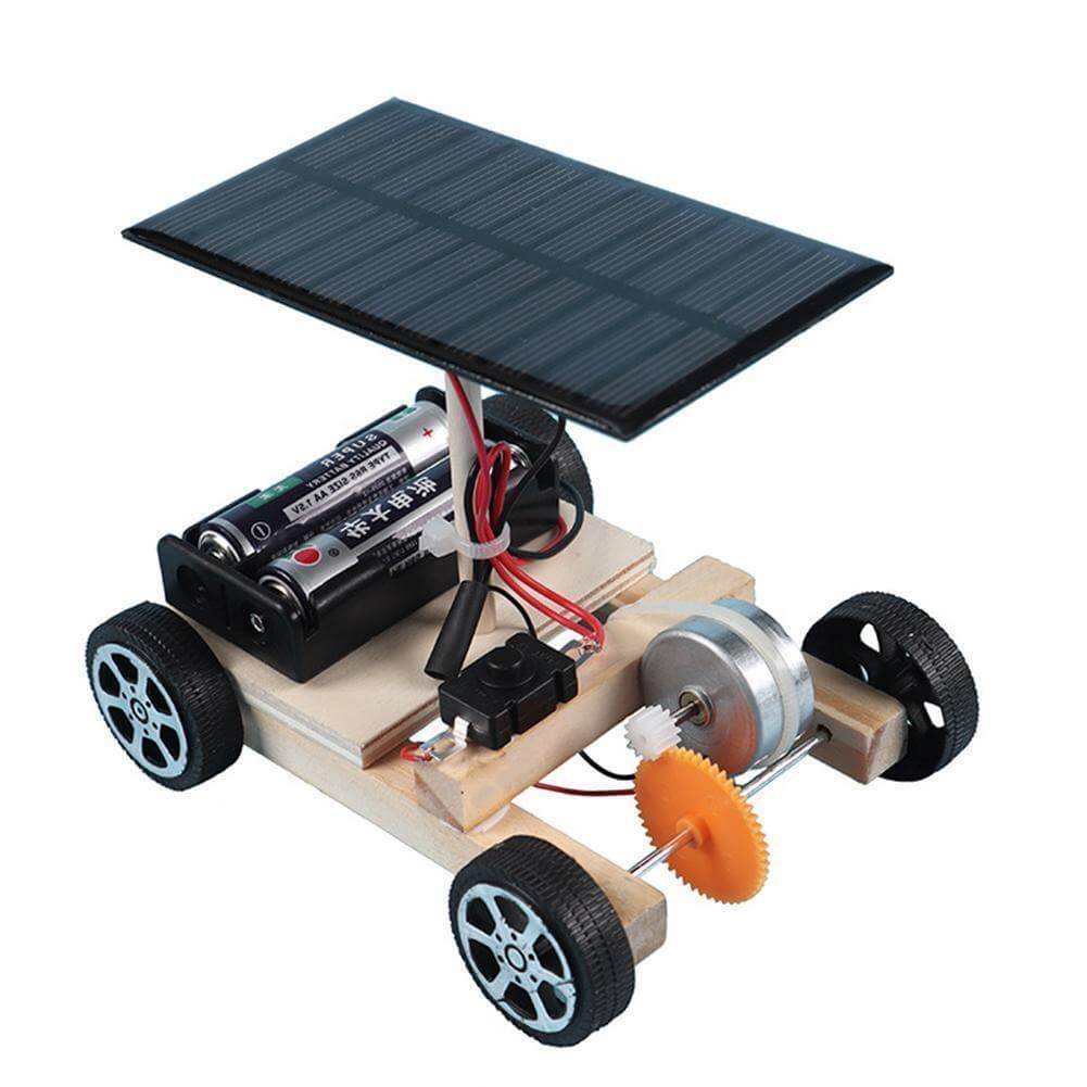 DIY Creative Children Solar Car Kit - MaviGadget