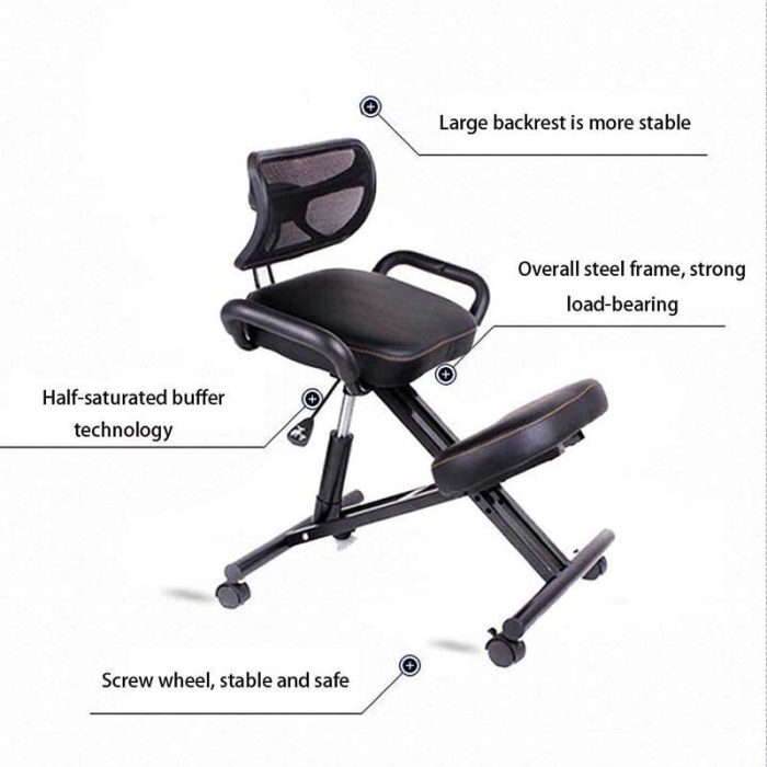 Ergonomic Height Adjustable Knee Support Chair - MaviGadget