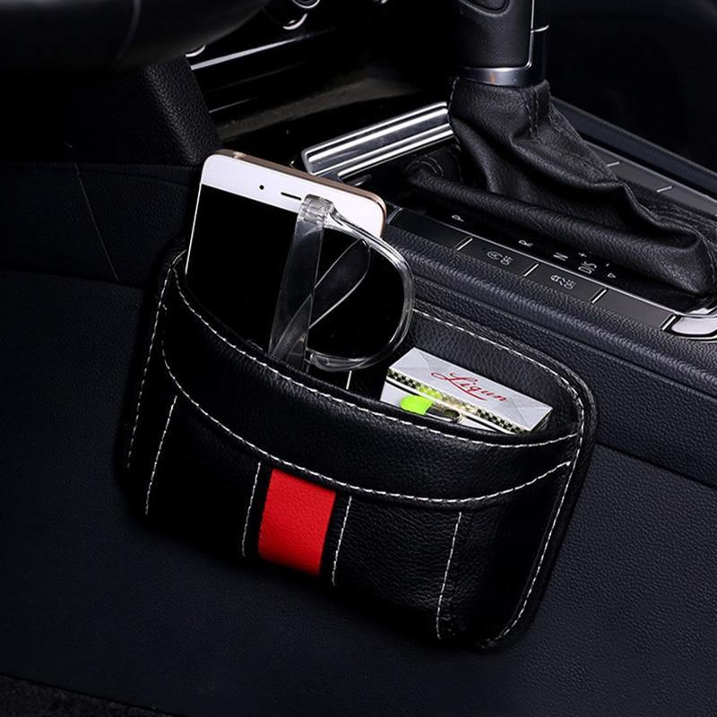 Car Mini Leather Storage Box - MaviGadget