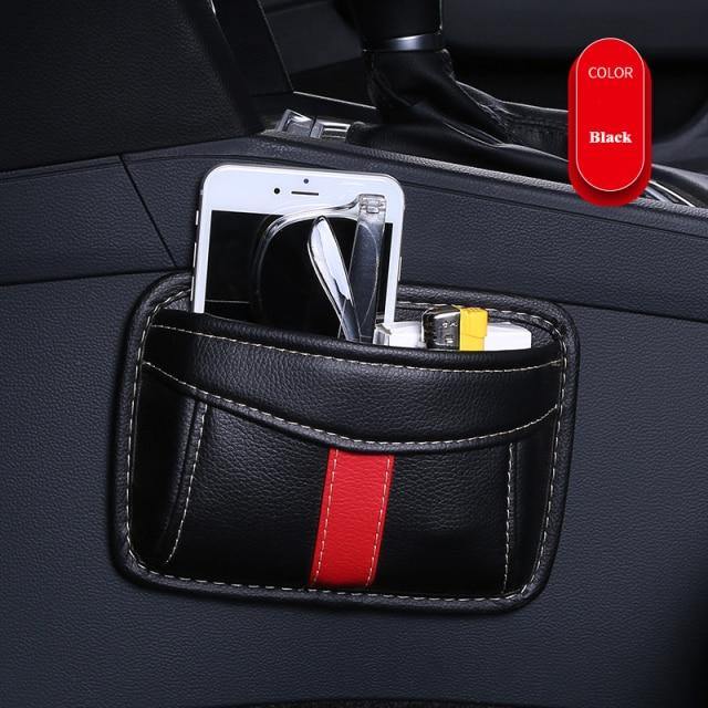 Car Mini Leather Storage Box - MaviGadget