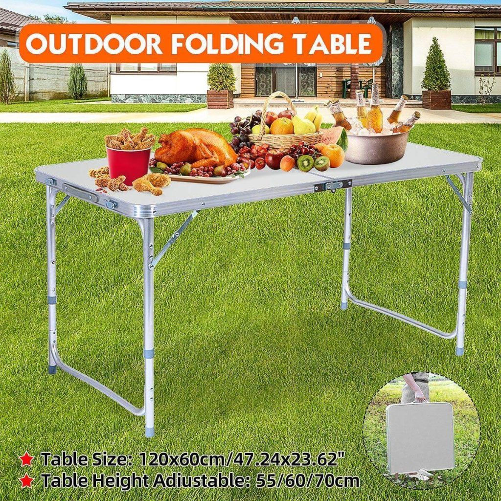Outdoor Waterproof Adjustable Foldable Picnic Table Set - MaviGadget