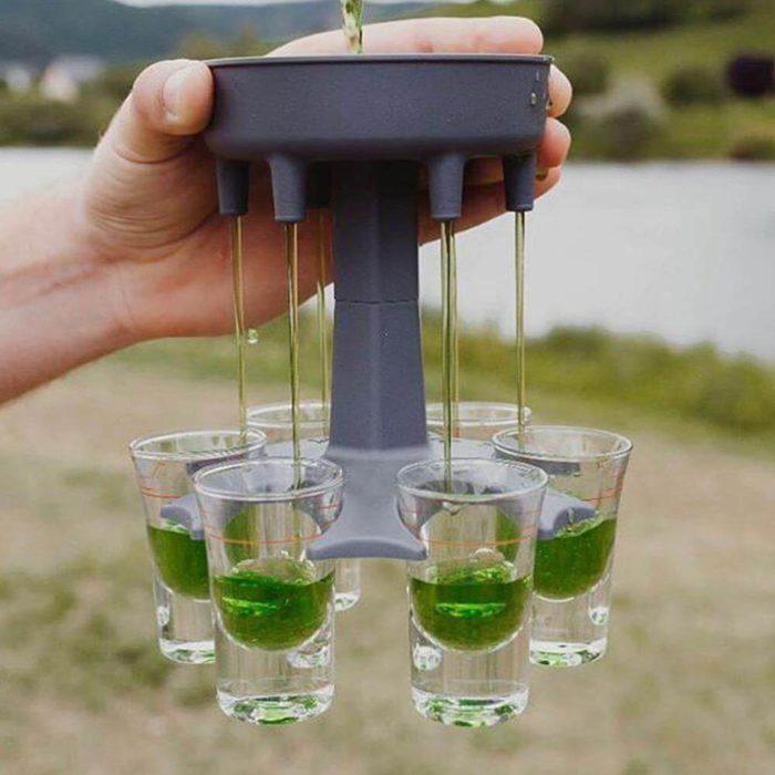 6-Shot Portable Party Time Fun Drink Dispenser - MaviGadget