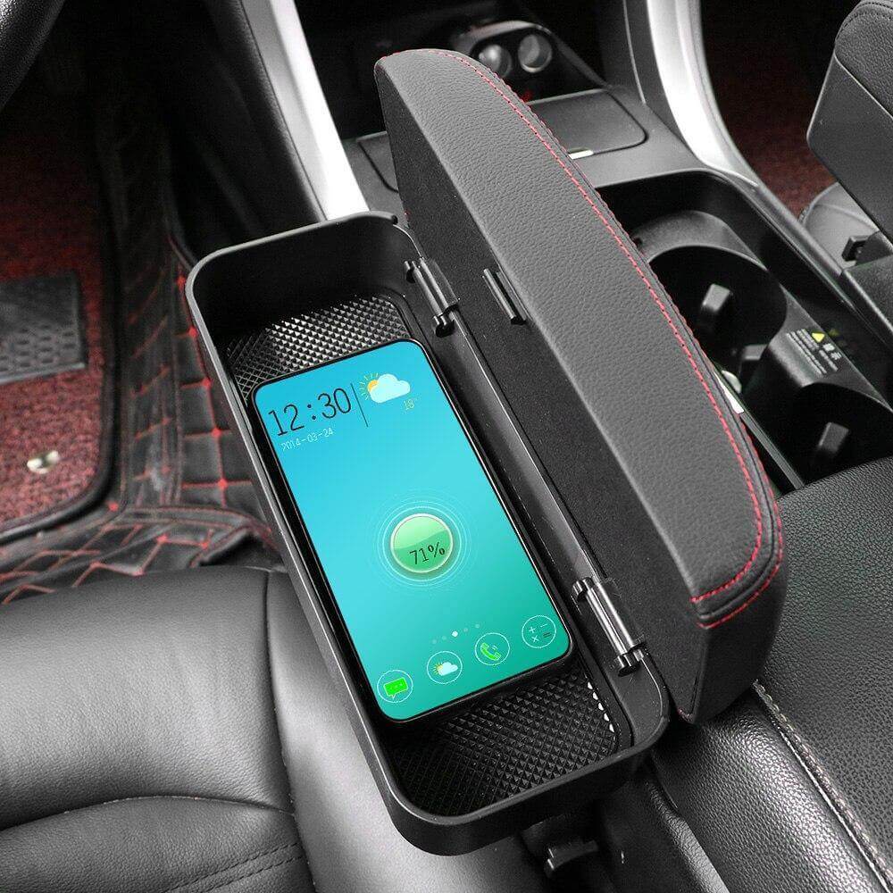Auto Seat Gap Organizer with Wireless Charger - MaviGadget