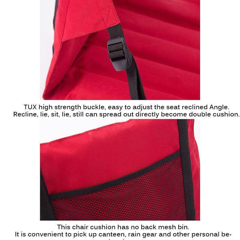 Non-Slip Foldable Seat Pad With Backrest - MaviGadget
