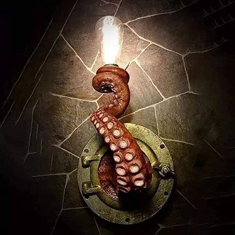 Retro Octopus Tentacle Wall Lamp - MaviGadget