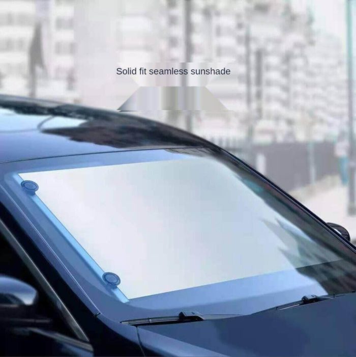 Retractable Car Front Window Sun Shield - MaviGadget