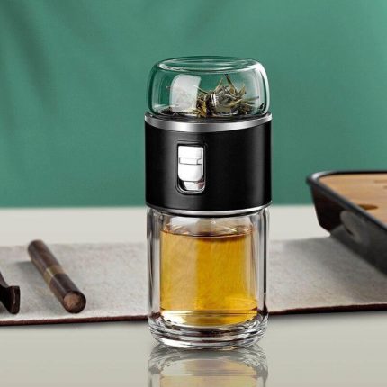 Double Glass Portable Eco-Friendly Tea Infuser - MaviGadget