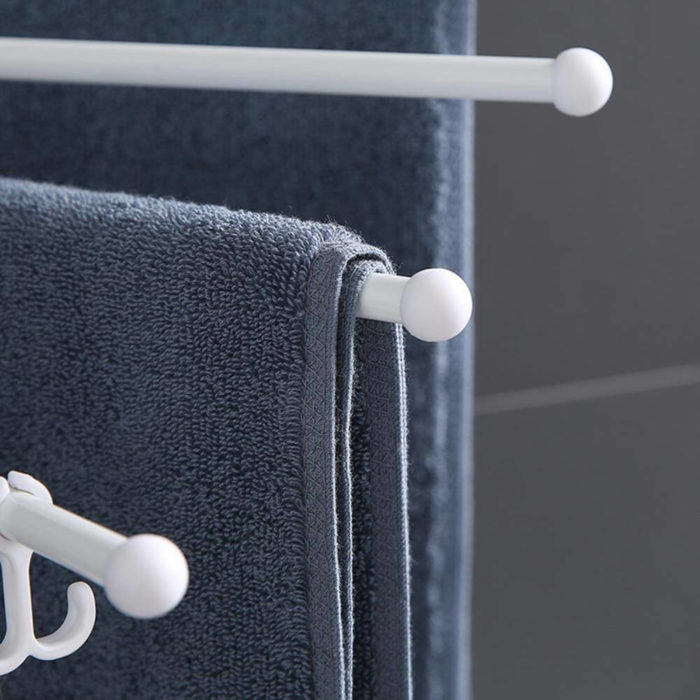 Wall-Mounted Rotating Multi-Layer Towel Rack - MaviGadget