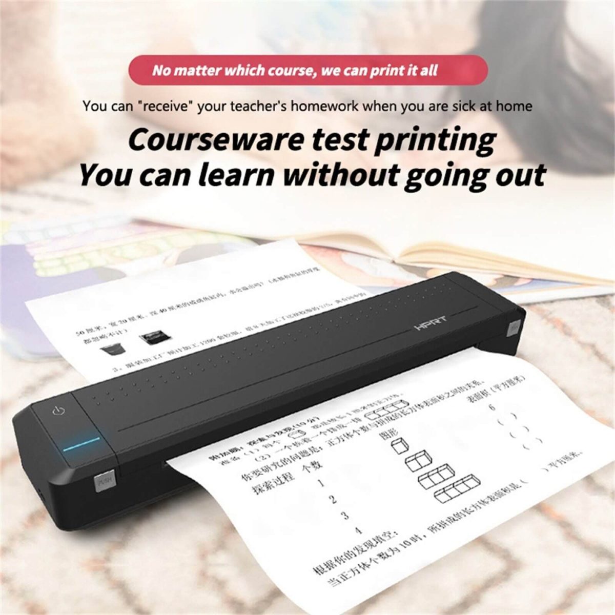 Portable Mini Bluetooth Thermal Printer with Built-in Battery - MaviGadget