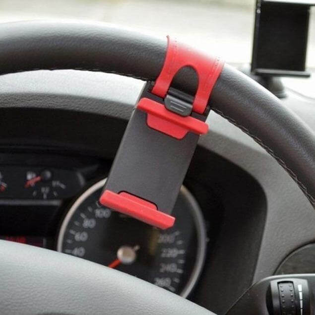Universal Car Steering Wheel Phone Holder - MaviGadget