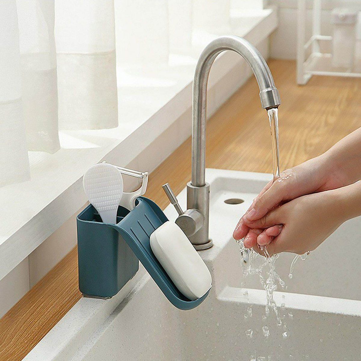 Multifunctional Smart Suction Soap Holder Rack - MaviGadget