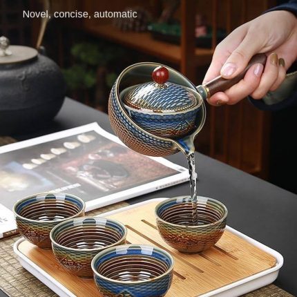 Unique Ceramic Moving Teapot Filter Set - MaviGadget