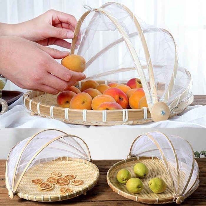 Anti-mosquito Food Serving Tent Basket Tray - MaviGadget