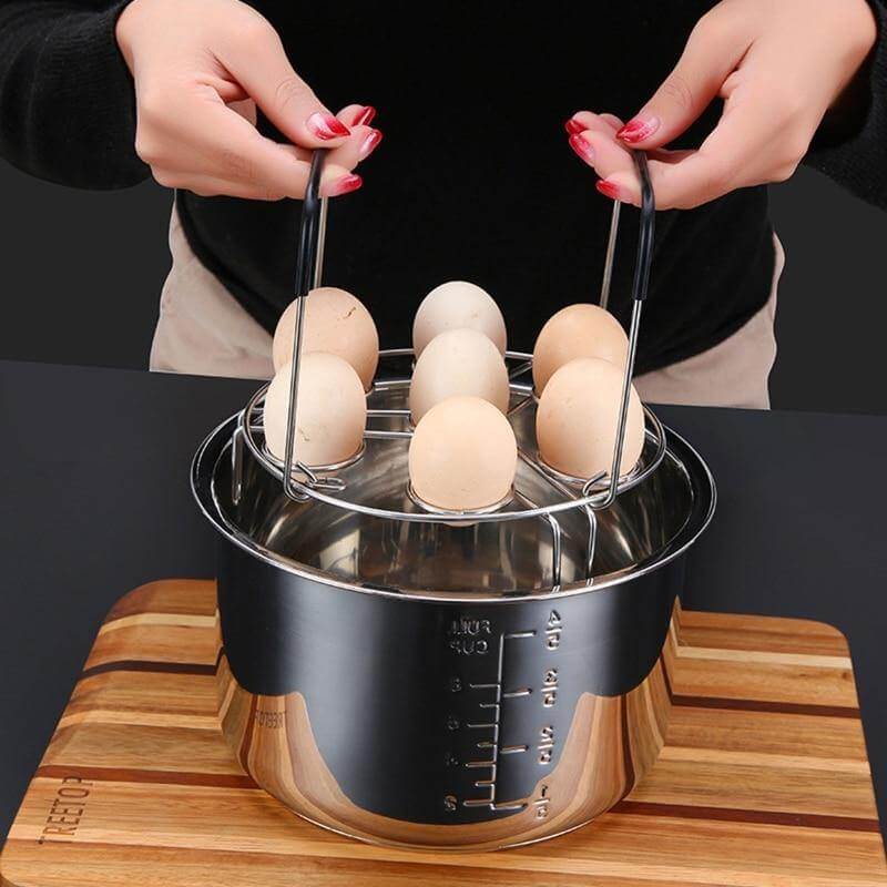 Heat Resistant Stackable Egg Steamer Rack - MaviGadget