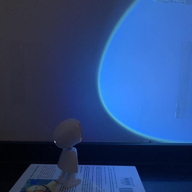 Atmospheric Sunset Robot Lamp LED - MaviGadget