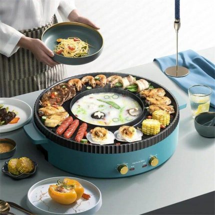 Korean Style Non-stick Smokeless Electric Barbecue Grill - MaviGadget