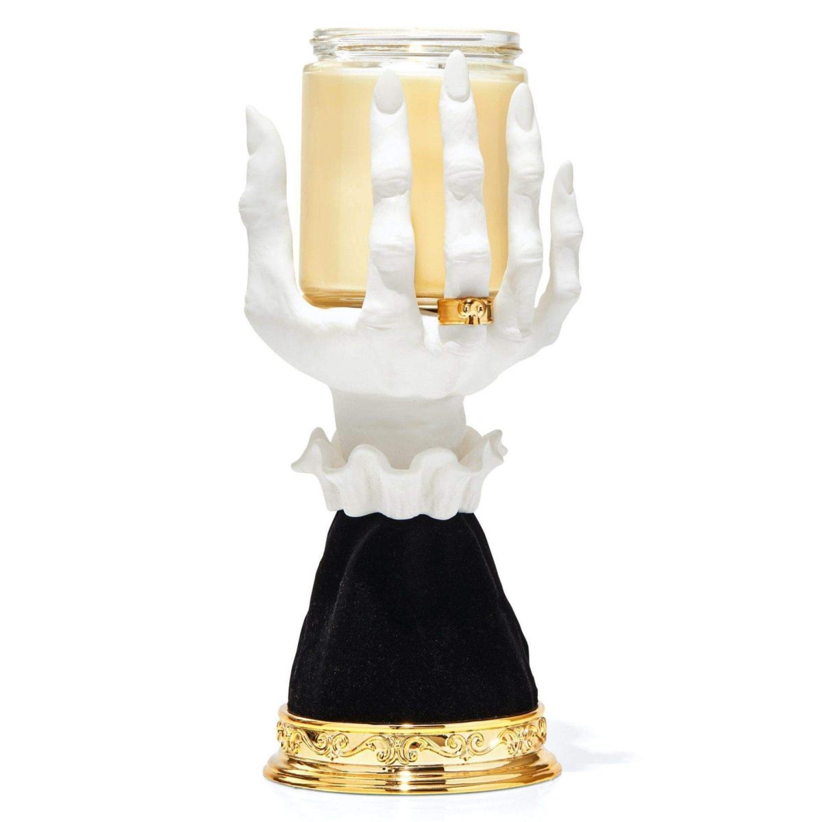 Halloween Resin Witch Hand Candle Holder - MaviGadget