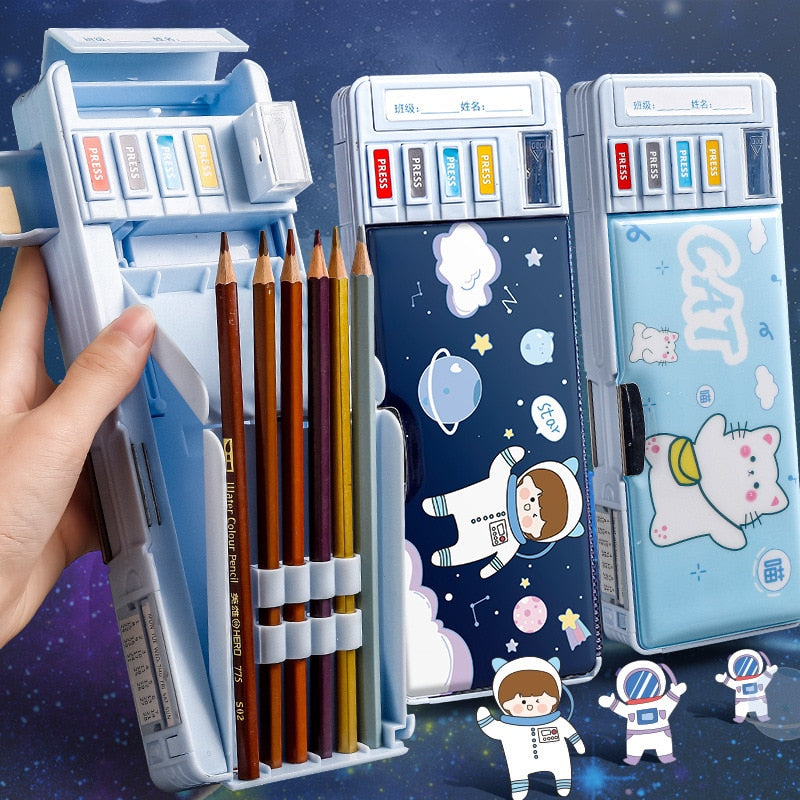 Stationery Kids Cartoon Pencil Storage Box – Mavigadget