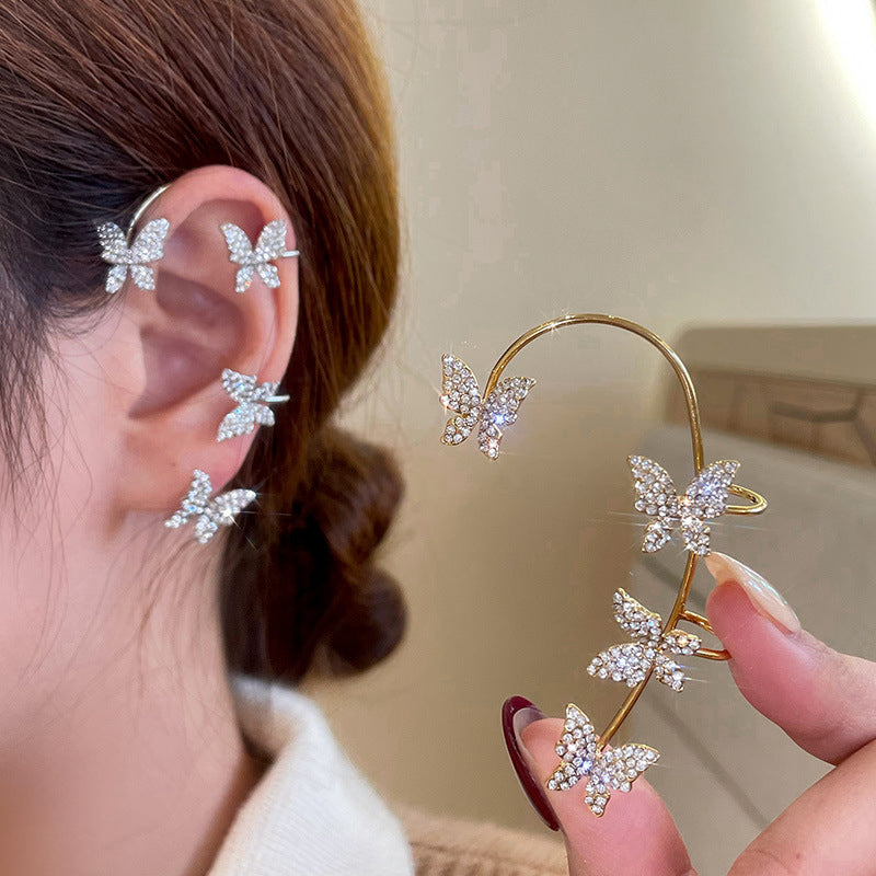 14k Gold Paper Clip Earring - Zoe Lev Jewelry