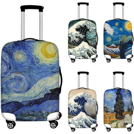 Stylish Art Elastic Travel Luggage Covers - MaviGadget