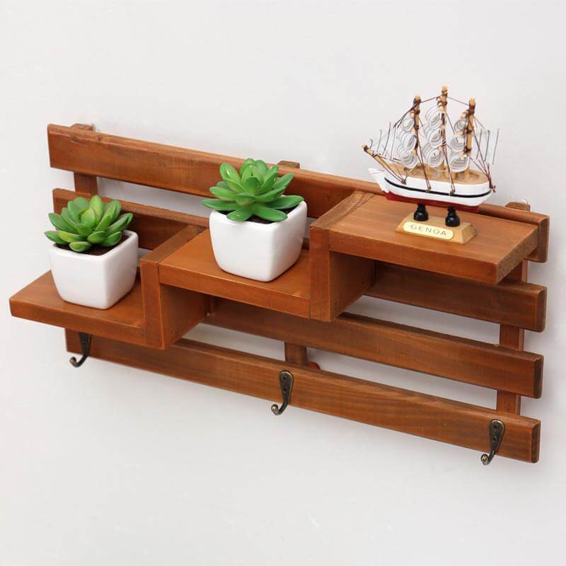 Handmade Wood Boxes Shelf Organizer - MaviGadget