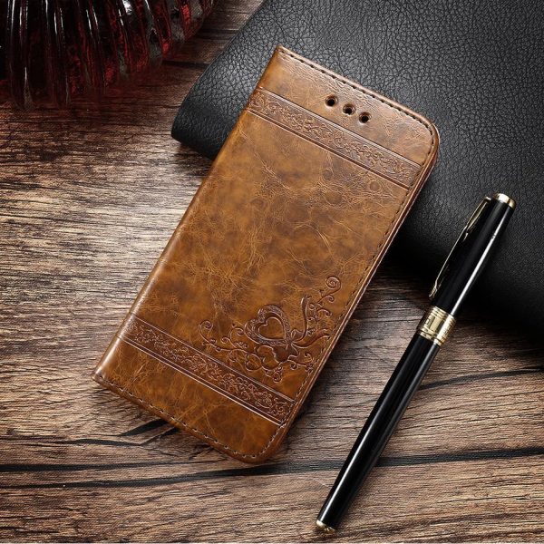 Retro Leather Case For iPhone Models - MaviGadget