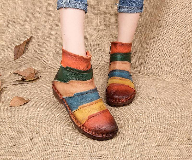 Retro Handmade Women Boots - MaviGadget