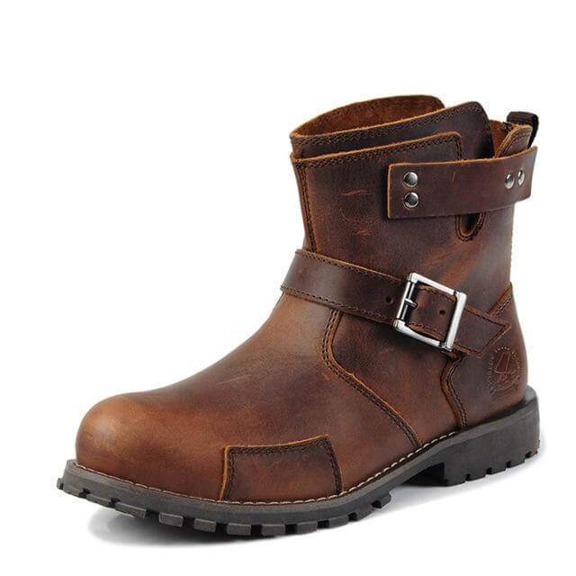 New England Leather Men Winter Boots - MaviGadget