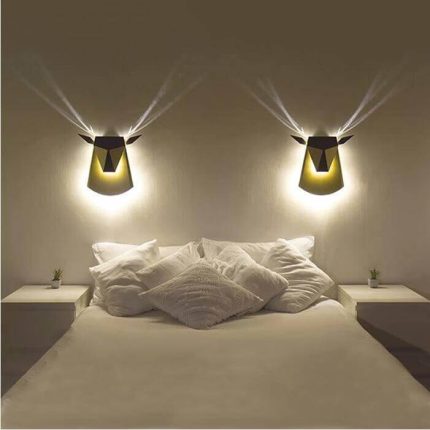 Modern Creative Led Deer Shaped Wall Lamps - MaviGadget