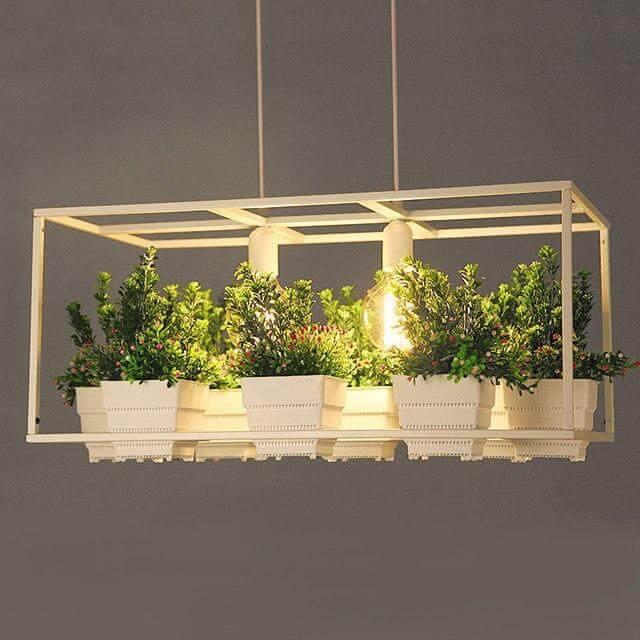 Modern Simple Creative Plant Chandelier Lamps - MaviGadget