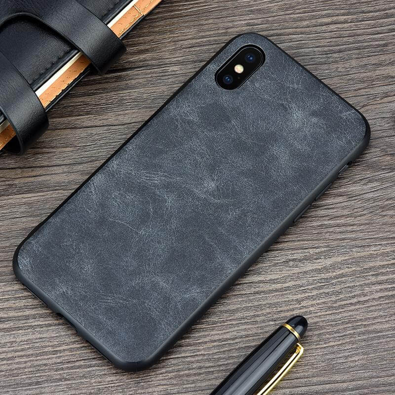 Vintage PU Leather Case for iPhone X and Other Models - MaviGadget