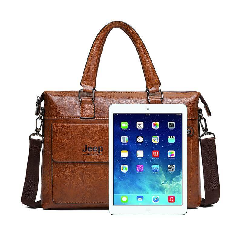 Business Style Leather Shoulder Bags - MaviGadget