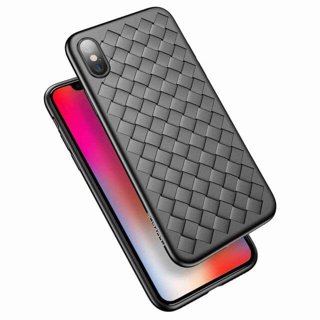 Luxury Ultra Thin Grid Case For Iphone Models - MaviGadget