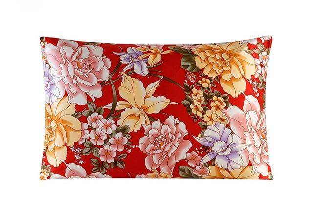 100% Nature Colorful Silk Colorful Pillowcases - MaviGadget