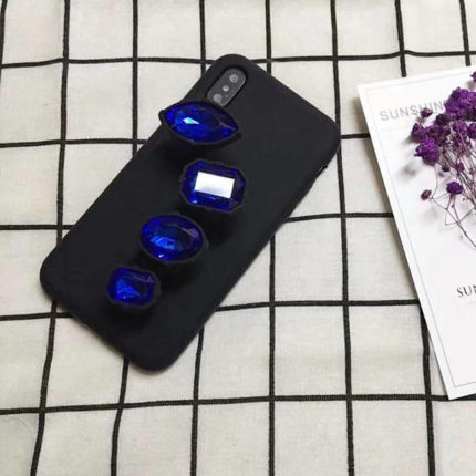Luxury iPhone X Finger Diamond Ring Case - MaviGadget